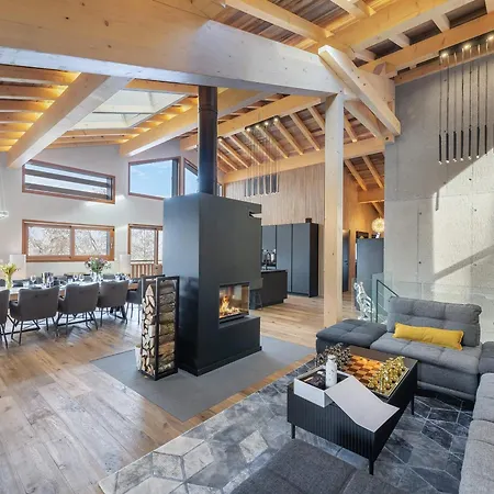 Chalet De Luxe Avec Piscine Chauffee Au Mont D'arbois, - 14 Personnes - Fr-1-569-75