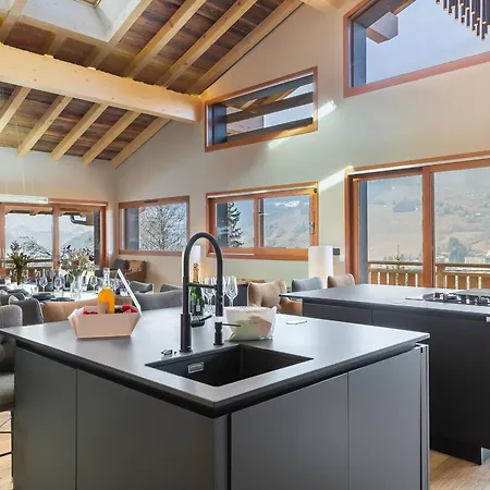 De Luxe Avec Piscine Chauffee Au Mont D'arbois, - 14 Personnes - Fr-1-569-75 * Megeve